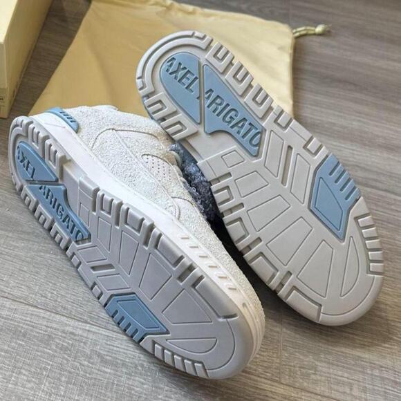 Axel Arigato Area Lo Label Sneakers in Light Grey & Blue main image 6